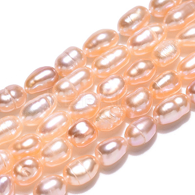 Natural Cultured Freshwater Pearl Beads Strands PEAR-N012-03M-1