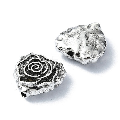 Tibetan Style Alloy Beads TIBEB-F065-08AS-11-1