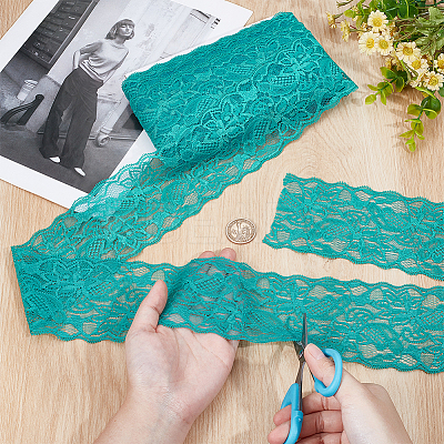 Elastic Lace Trim OCOR-WH0104-05-1
