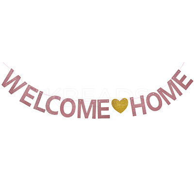 Paper Word Welcome Home Banner AJEW-WH20020-272B-06-1