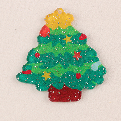 Christmas Themes Acrylic Pendants FIND-WH0817-160D-1