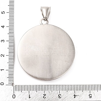 316 Surgical Stainless Steel  Pendants STAS-Z073-58AS-01-1