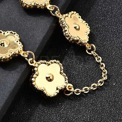 304 Stainless Steel Link Bracelets for Women BJEW-P354-03A-G-1