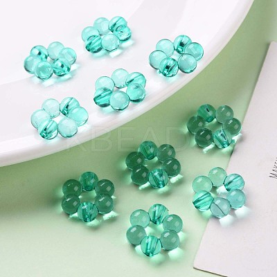 Transparent Acrylic Bead Frames TACR-S153-01A-68-1