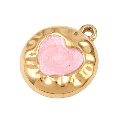304 Stainless Steel Enamel Pendants X-STAS-P430-03B-G02-1
