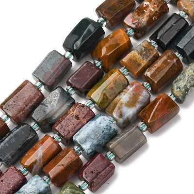 Natural Ocean Jasper Beads Strands G-L655-B01-01-1