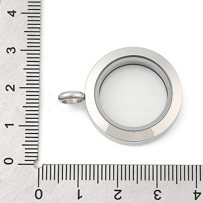 304 Stainless Steel Floating Locket Pendants LS-STAS-E443-41P-03-1