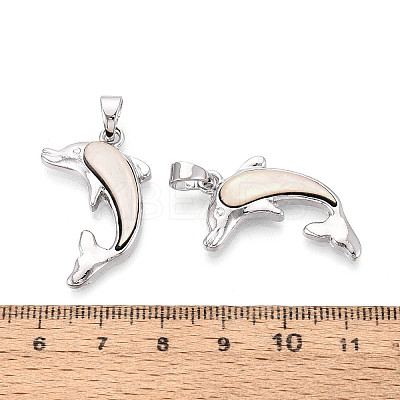 Alloy and Dyed Natural Paua Shell Pendants PALLOY-T093-07A-1