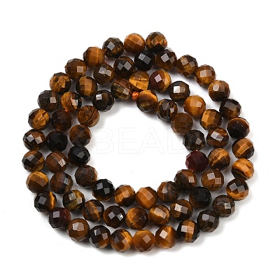 Natural Tiger Eye Beads Strands G-G281-B05-6mm-1