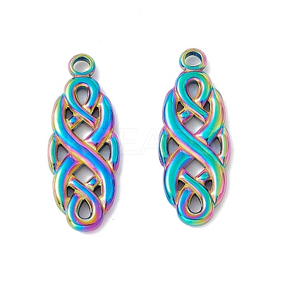 Ion Plating(IP) 201 Stainless Steel Pendants STAS-K242-11R-1