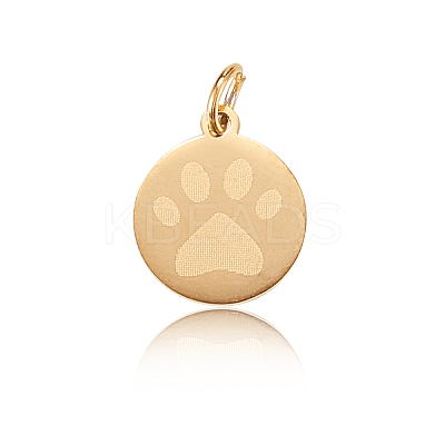 201 Stainless Steel Pet Charms STAS-CJ0001-97G-1