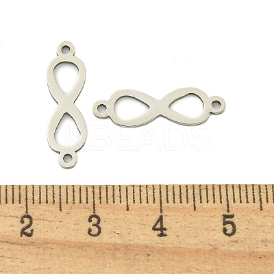 Non-Tarnish 201 Stainless Steel Connector Charms STAS-M015-17P-1