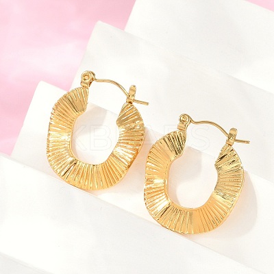 304 Stainless Steel Hoop Earrings for Women EJEW-U046-04G-1