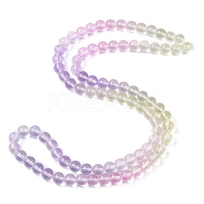Baking Paint Transparent Glass Beads X1-DGLA-M001-10mm-02-1