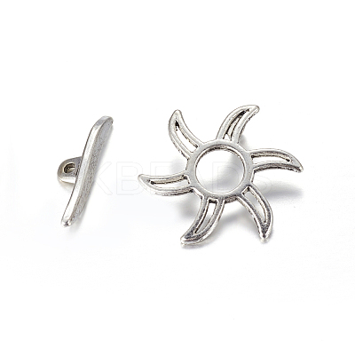 Tibetan Style Alloy Toggle Clasps LS-LF5115Y-1