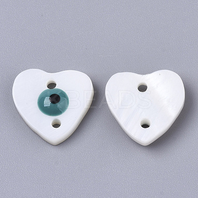 Freshwater Shell Links Connectors SHEL-N026-37A-1
