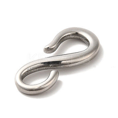 Non-Tarnish 304 Stainless Steel S-Hook Clasps STAS-P325-31P-1