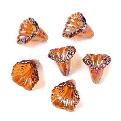 Transparent Acrylic Bead Caps OACR-G054-03N-1