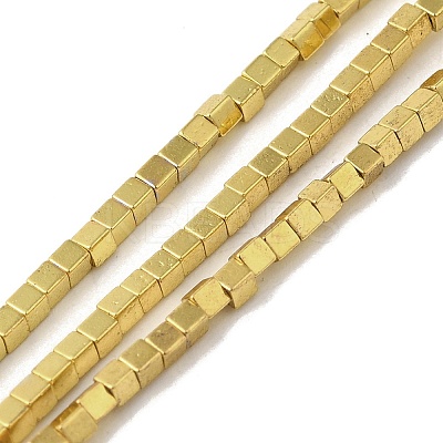 Electroplated Synthetic Non-magnetic Hematite Beads Strands G-I364-G01-G-1