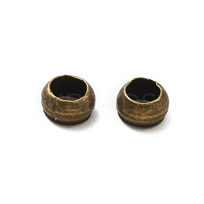 Brass Crimp Beads KK-S509-01AB-01-1