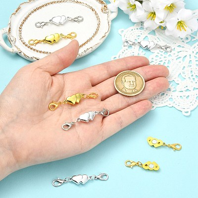 10Pcs 2 Colors Alloy Magnetic Clasps FIND-CJZ0001-011-1