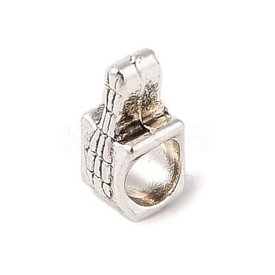 Tibetan Style Alloy European Beads TIBE-Q090-61AS-1