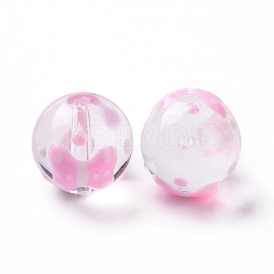 Transparent Glass Beads LAMP-B021-03A-06-1