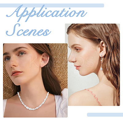 3 Strands 3 Styles Pearlized Glass Pearl Teardrop Bead Strands GLAA-HS0001-11-1
