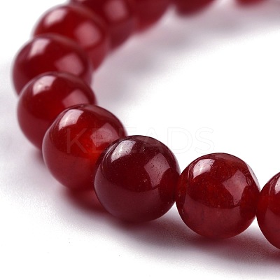 Dyed Natural Jade Beads Stretch Bracelets BJEW-G633-B-13-1