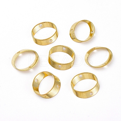 Rack Plating Brass Bead Frames LS-KK-D530-07G-1