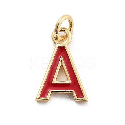 Rack Plating Brass Pendants KK-C065-01-G-1-1