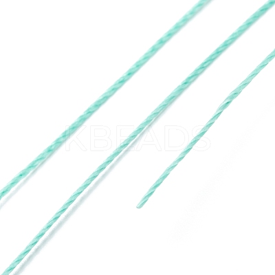 Round Waxed Polyester Thread String YC-D004-02C-129-1