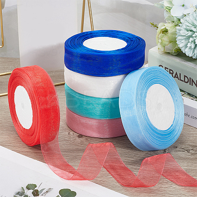 1 Rolls Sheer Organza Ribbon SRIB-CY0001-22A-03-1