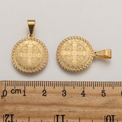 304 Stainless Steel Pendants Ion Plating(IP) LS-STAS-O065-18-1