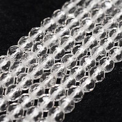 Natural Quartz Crystal Beads Strands G-D840-11-4mm-1