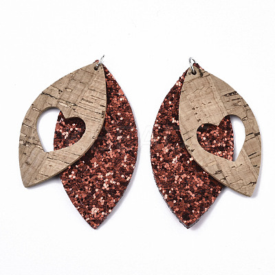 PU Leather Big Pendants FIND-R084-05-1