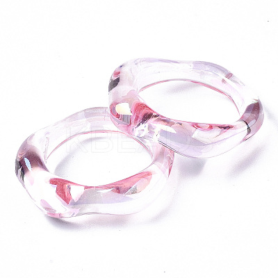 Transparent Resin Finger Rings LS-RJEW-T013-001-E03-1