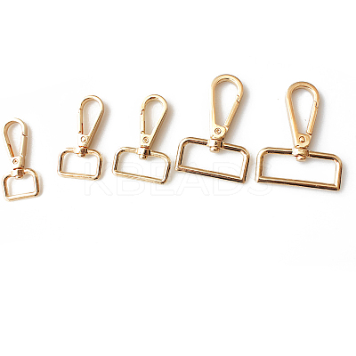 Zinc Alloy Swivel Lobster Claw Clasps WG50884-02-1