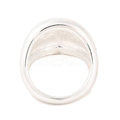 Ion Plating(IP) 304 Stainless Steel Wide Finger Rings for Women RJEW-S414-04B-S-1