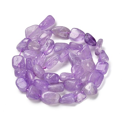 Natural Lavender Amethyst Beads Strands G-P497-01E-22-1