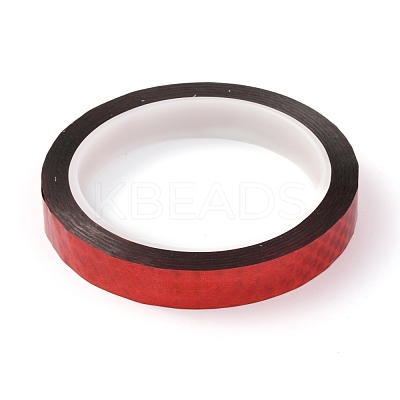 Laser Shining PET Plastic Scrapbook Decorative Adhesive Tapes AJEW-H122-B03-1