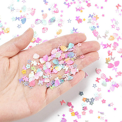 40G 4 Styles Plastic Cabochons RESI-FS0002-13-1