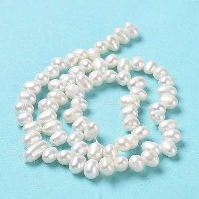Natural Cultured Freshwater Pearl Beads Strands PEAR-J007-82-1