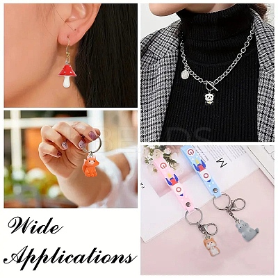 21Pcs 21 Styles Opaque Resin Pendants RESI-YW0003-27-1