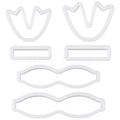 4 Boxs 2 Styles Plastic Molds DIY-SC0030-52A-1