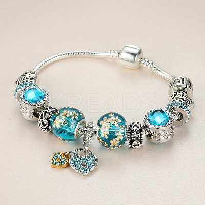 Zinc Alloy European Style Bracelets FS-WG01BDE-03-1