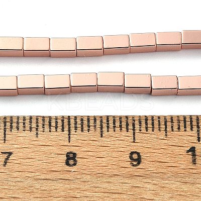 Electroplated Synthetic Non-magnetic Hematite Beads Strands G-I360-Y01-03-1
