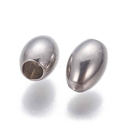 Tarnish Resistant 201 Stainless Steel Cord Ends STAS-P239-12P-1