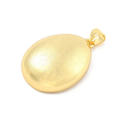 Rack Plating Brass Pendants KK-K341-75C-G-1