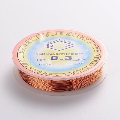 Copper Jewelry Wire CWIR-CW0.3mm-14-1